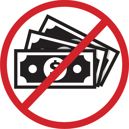 No Cash icon